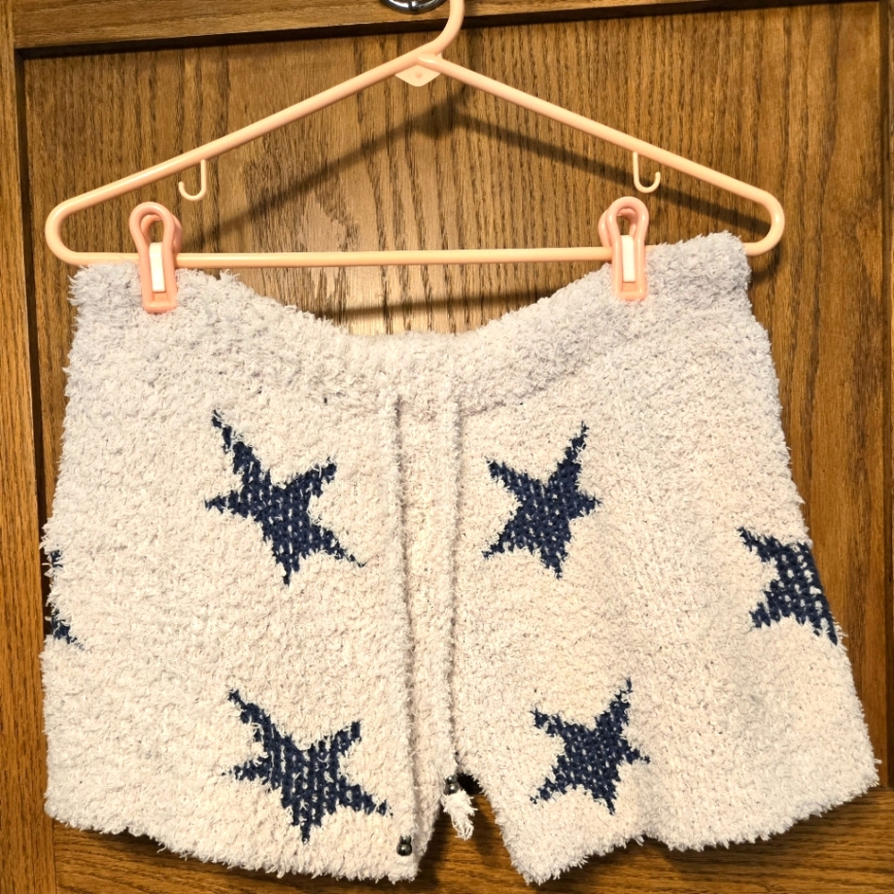 POL Cozy Star-Patterned Women's Shorts Size Large